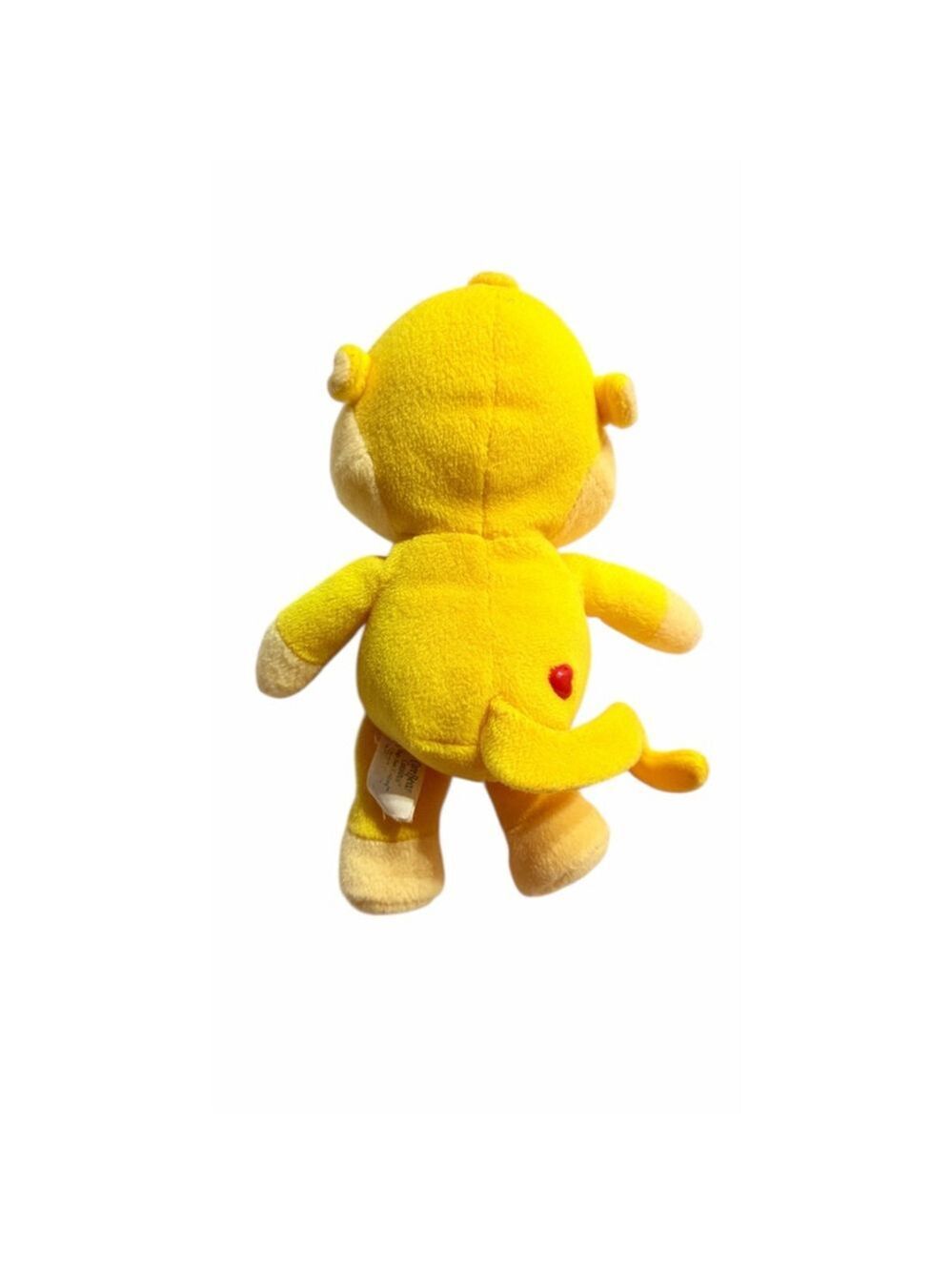 Care Bears Cousins Playful Heart Monkey Plush Yellow Vintage 2004 - Picture 5 of 11